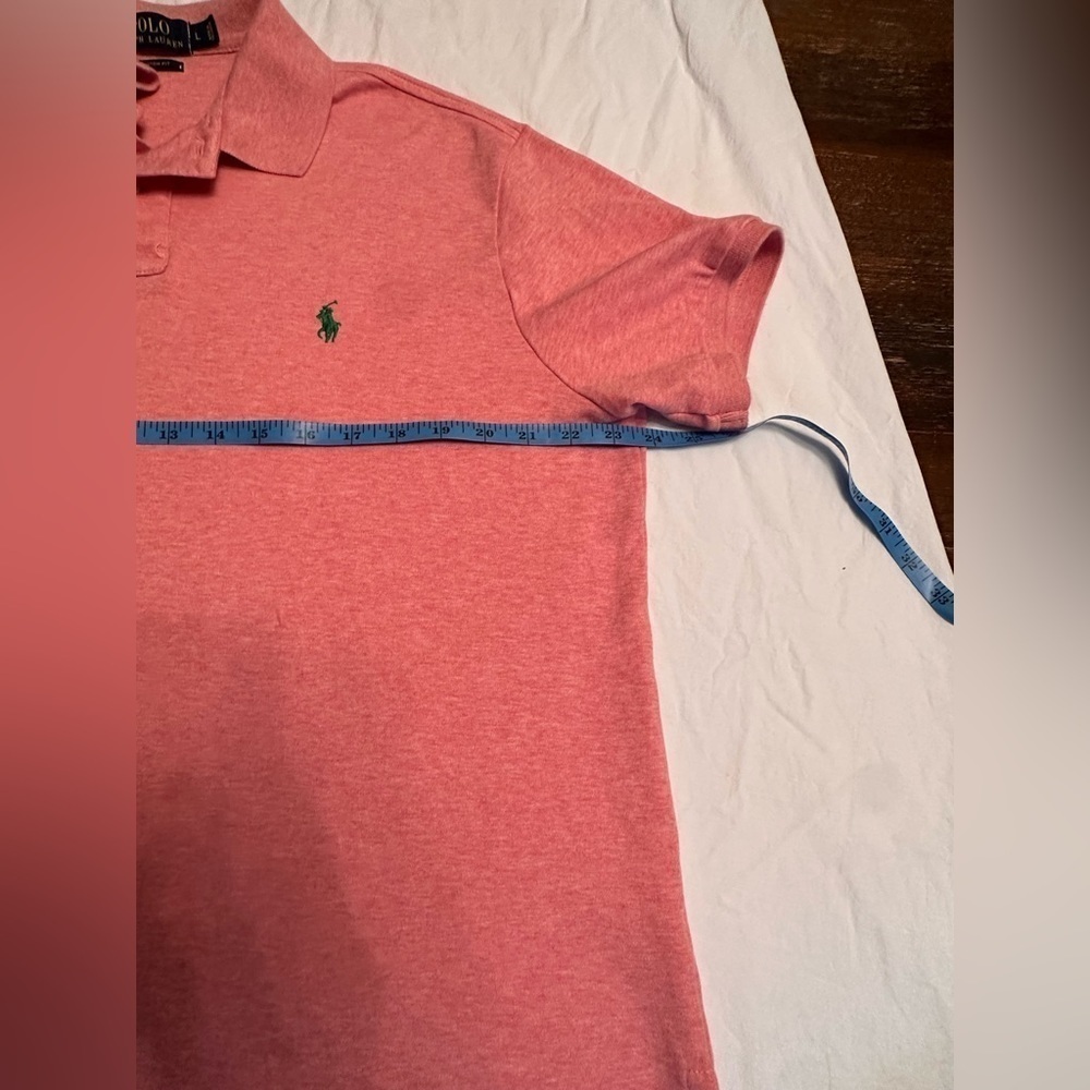 Polo Ralph Lauren Men’s Pull Over Shirt Heathered Red Size Large - Picture 2 of 12